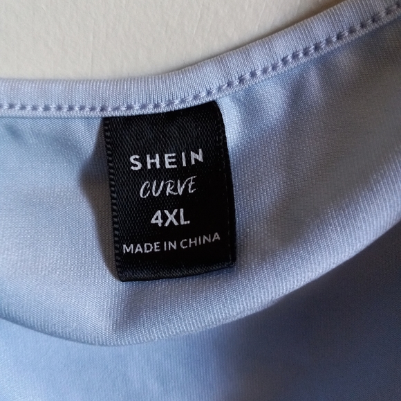 💜5 for 20$💜 SHEIN Baby Blue Crop Tank Top - Picture 4 of 4